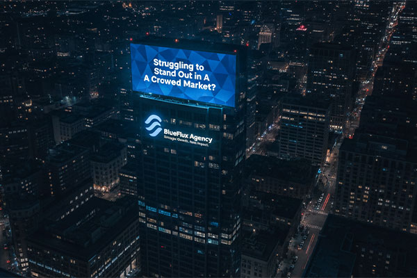 Business lacking strong brand identity and professional logo design