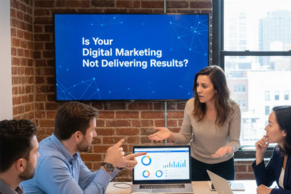 Business facing low online visibility and poor lead generation from digital marketing