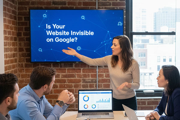 Website not ranking on Google search results due to weak SEO strategy